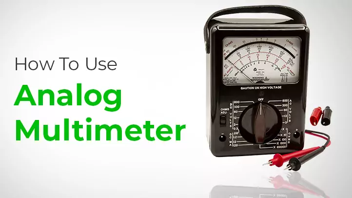how to use analog multimeter