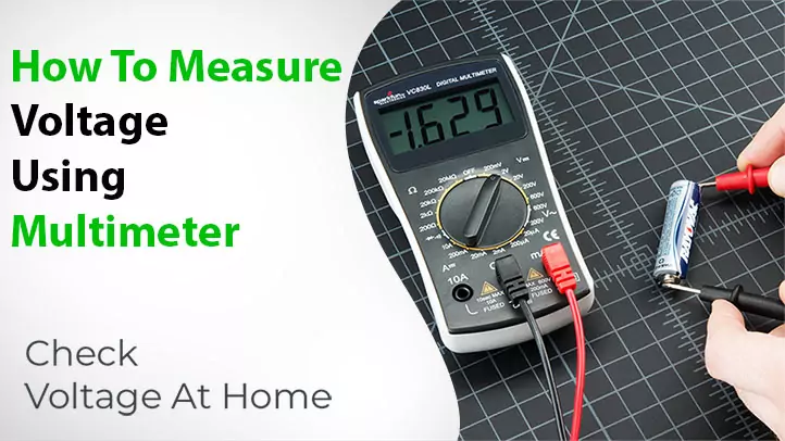 how to use a multimeter to test voltage
